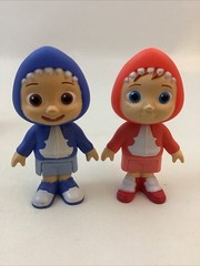 Cocomelon Baby Shark Character Family Figures Set Lot of 6 Mini Doll Toys