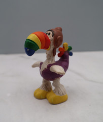 Wallace Berrie Rainbow Kids Toucan Bird Vintage 1981 PVC Toy