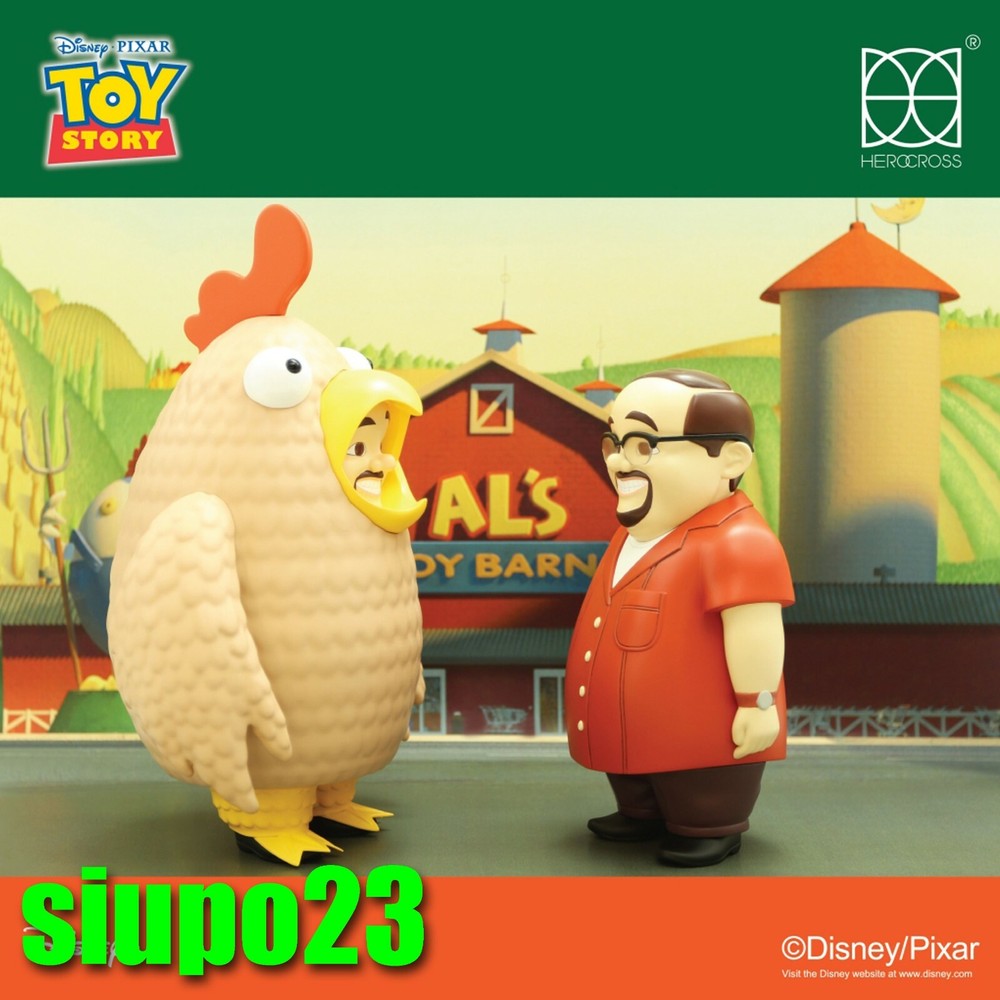 Herocross ~ HVS #009 Toy Story Mushie Ai Mcwhiggin Chicken Man Set 2pcs