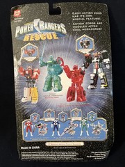 NEW Power Rangers Lightspeed Rescue 6″ Megazord 1999 BANDAI * DAMAGED BOX *