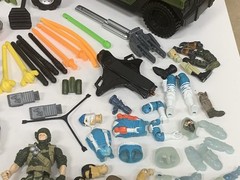 Vintage GI Joe ARAH Hasbro Lanard Mixed Lot Figures Vehicles Weapons Accessories