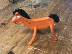 Gumby’s Friend Pokey Horse Bendable Rubber Figure 5 Inches Jessco
