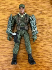 KONG SKULL ISLAND SAMUEL L. JACKSON ACTION FIGURE ARMS & HEAD CAMO