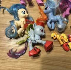 Large Mix Lot My Little Pony 42 Pcs + Accessories