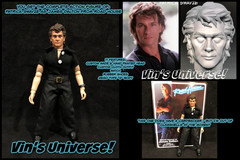3 Custom 8″ Mego Scale Jack Burton Frank Morris James Dalton Acyion Figures