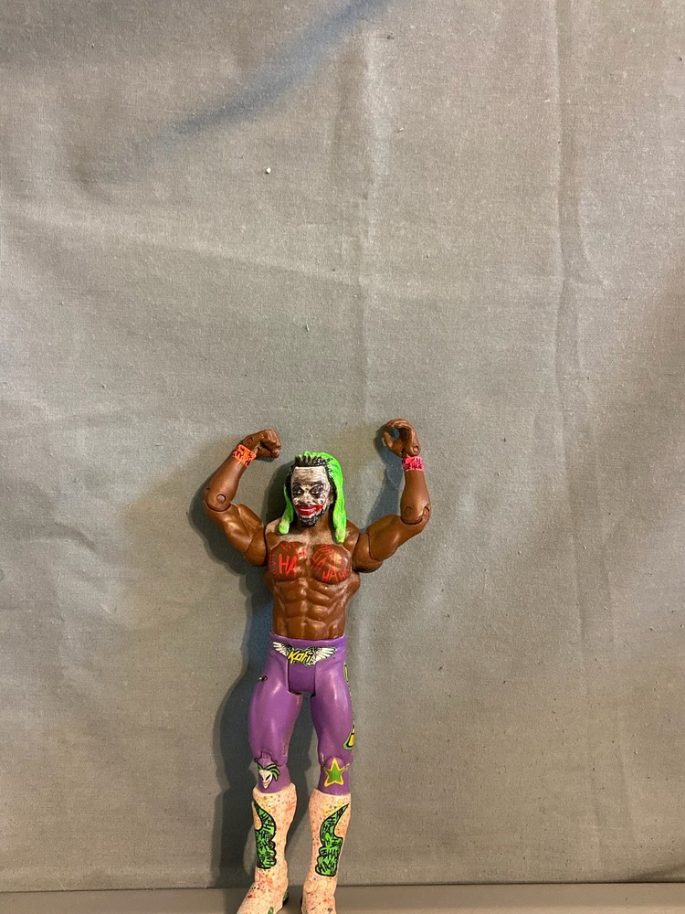 WWE Mattel Basic Kofi Kingston Joker Attire Action Figure