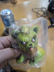 Grizzli Atom Soft Vinyl Oddities Squeaky Toy New Old Stock Kaiju Sofubi