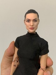 1:12 Angelina Jolie Head Sculpt Beauty Girl Fit 6″ Female Action Figure Body