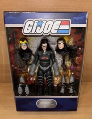 Super7 G.I. Joe ULTIMATES BARONESS BLACK SUIT Wave 4 Cobra Officer Figure NEW
