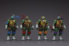 JOYTOY 1/18 Action Figures Turtles TMNT Raphael Michelangelo Leonardo Donatello