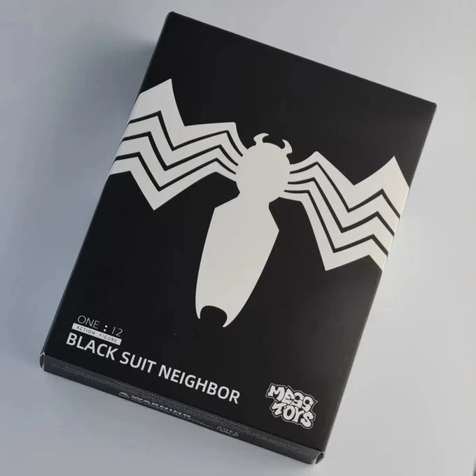 Mess Toys Spider-Man Symbiote Black Suit Neighbor Peter Parker 7″ Action Figure