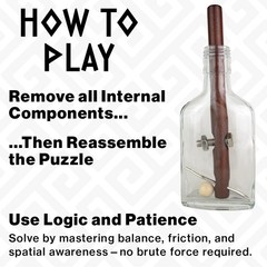 True Genius Grecian Bottle wooden puzzle Project Genius 06279