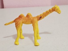 Vintage Bendable, Rubbery 2 x 3 inch Camel Animal Figure