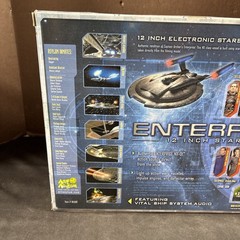 ENTERPRISE NX – 01 12″ ART ASYLUM STAR TREK SHIP VINTAGE 2002 NEW