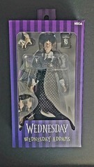 NECA Wednesday Addams Clothed Action Figure [Classic Dress] New Sealed
