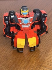 Playskool Heroes 4″ Transformers Rescue Bot Academy Hot Shot Figure Off Road Car