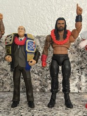 Custom WWE Elite Bloodline Lot Roman Solo Sikoa Jimmy Uso Jey Uso Paul Heyman