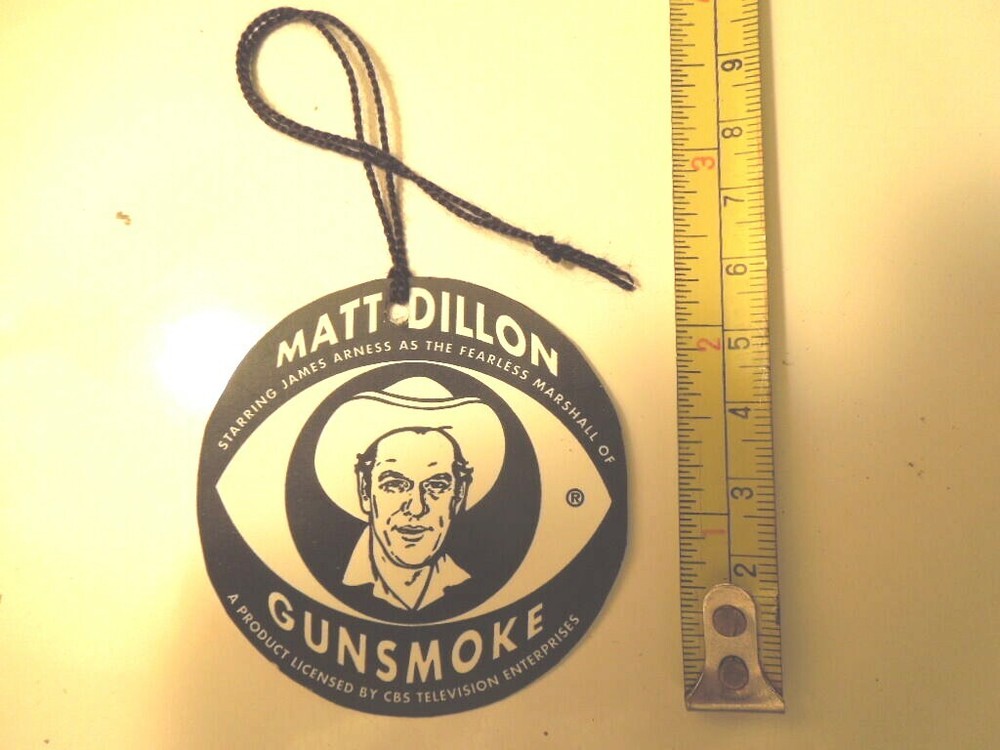 1950’s Matt Dillon Gunsmoke Western Rider set custom Hang Tag