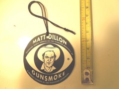 1950’s Matt Dillon Gunsmoke Western Rider set custom Hang Tag