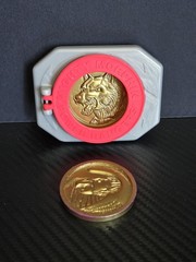 1995 Mighty Morphin Power Rangers Morpher Belt Buckle and 2 Coins McDonald’s