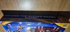 WWE Behind The Scenes Brawl Playset Backstage Promo Curtains Lights Rigs