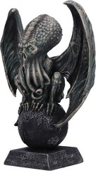 Nemesis Now Reign of Cthulhu on Ball 25cm, Resin, Black, Cast in the Finest Resi