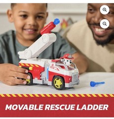 PAW Patrol Fire Rescue Marshall Rescue Fire Engine Fire Truck & Launcher New