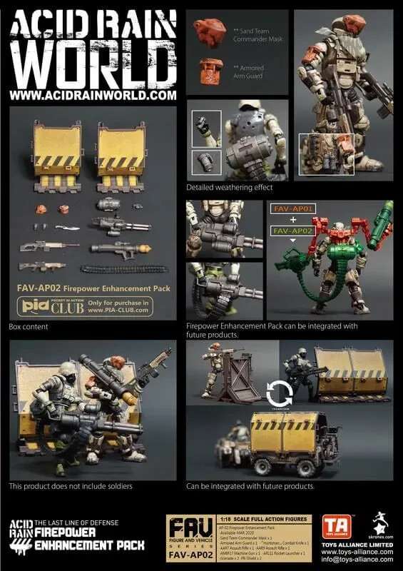 ACID RAIN / ANNEX 2179 1/18: FAV-AP02 Firepower Enhancement Pack *USA Seller*
