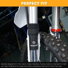 6″ Fork Seal Protectors Universal Fork Cover Boots Compatible with 37-50mm Up…