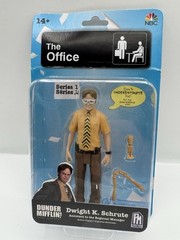 The Office Michael Scott & Dwight Schrute Action Figures PhatMojo Series 1 NEW