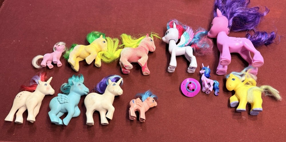 Vintage Mlp My Little Pony G1 1980’s And Modern Lot Of 11. 4 Are Missing Tails