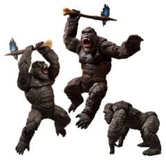 Godzilla vs Kong Action Figure Collectable King Kong S.H.MonsterArt Toys Gift