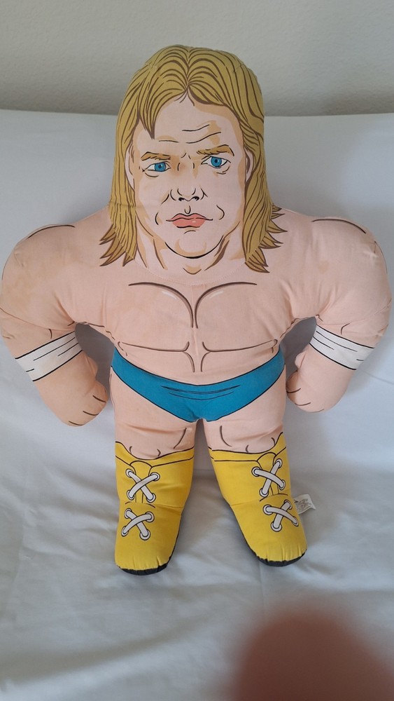 RARE 1991 Toymax WCW Wrestling Champs Lex Luger Buddy Plush w/ WWE WWF