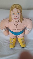 RARE 1991 Toymax WCW Wrestling Champs Lex Luger Buddy Plush w/ WWE WWF