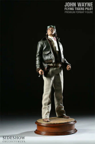 1/6 Scale 1/4 Scale – John Wayne Flying Tiger Pilot Statue – MINT IN BOX