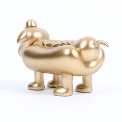 Sheefy McFly Coney Dog Sculpture 3.5″ Gold Edition 2022 Vinyl Figure 38/40 RARE