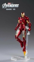 ZD-MK7: ZD Toys Marvel Iron Man Mark 7 Mark VII 7inch action figure, US Seller