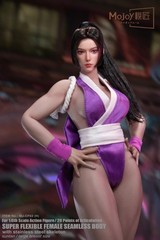 Mojoy Shiranui Mai Fighting Style Female Seamless Body 1/6 Action Figure Purple