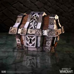 Nemesis Now World of Warcraft Silverbound Treasure Chest Box 10.5cm, Resin, Silv