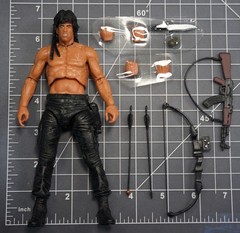 NECA John Rambo Figure Sylvester Stallone 2015 Convention Exclusive Complete