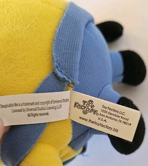 2019 10″ Stuart & 2010 7″ Bob The Minion Despicable Me Stuffed Plush Toy Factory