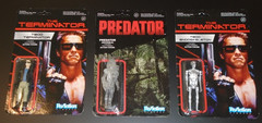 3x NEW NIB ReAction figures: Terminator T800 + Endoskeleton + Invisible Predator