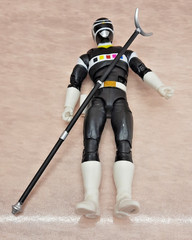 Power Rangers Action Figure Lot In Space Black Ranger Red Silver Ranger Weapons