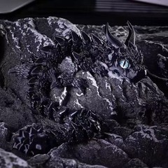 3D Printed Dragon with Wings, 3D Dragon Articulated Winged Dragon for Home CW