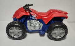 Marvel Spiderman ATV 4×4 Motorcycle Battery Powered 2008 Hasbro Loose Red Blue