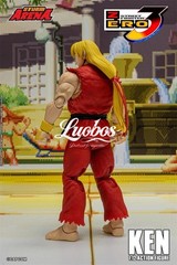 New Storm Toys SFSA01 1/12 Street Fighter ALPHA3 Ken Action Figure Model In Hand