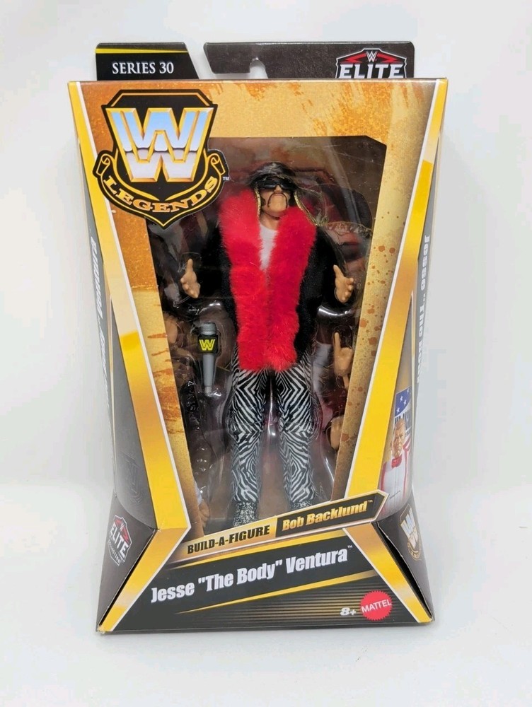 WWE Elite Collection Legends Jesse The Body Ventura Figure Series 30 NONMINT BOX