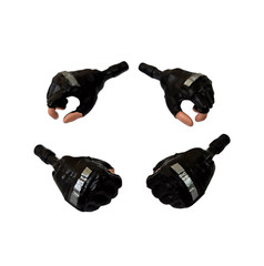 MARVEL LEGENDS HANDS FISTS FINGERLESS GLOVES CUSTOM KITBASH FIGURE 4pc PART ONLY