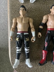 WWE Mattel Basic NXT Lot Of 8 Figures Plus Accessories TJ Perkins Garza Apollo