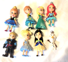 Disney Mini Toddler Dolls Princess Figures 3.5″